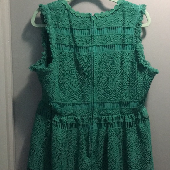 Modcloth Green Geode Dress - Picture 4 of 5